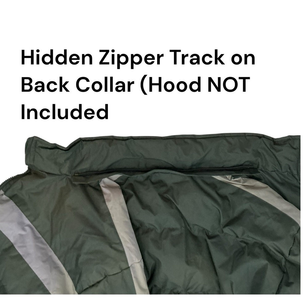Totes Men’s Puffer Storm Jacket Winter Zip Up Coat Insulated Green Gray 2XL - Picture 11 of 16